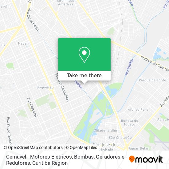 Cemavel - Motores Elétricos, Bombas, Geradores e Redutores map