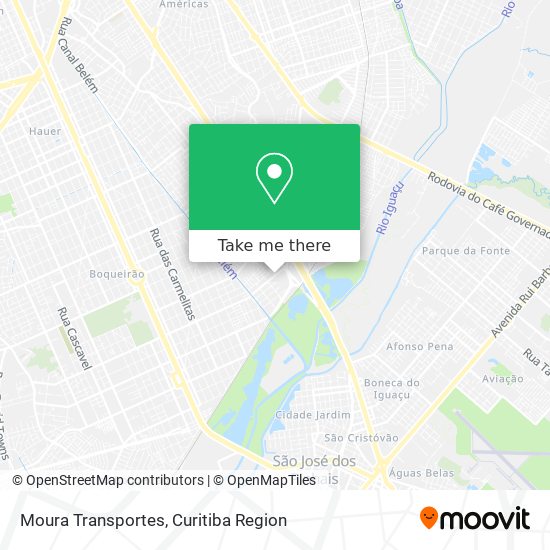 Moura Transportes map