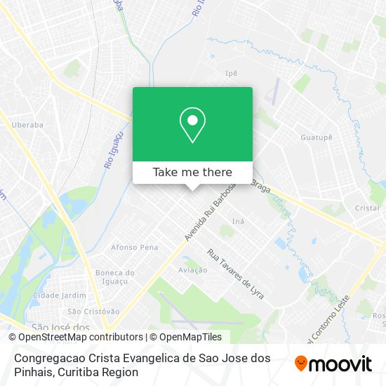 Congregacao Crista Evangelica de Sao Jose dos Pinhais map