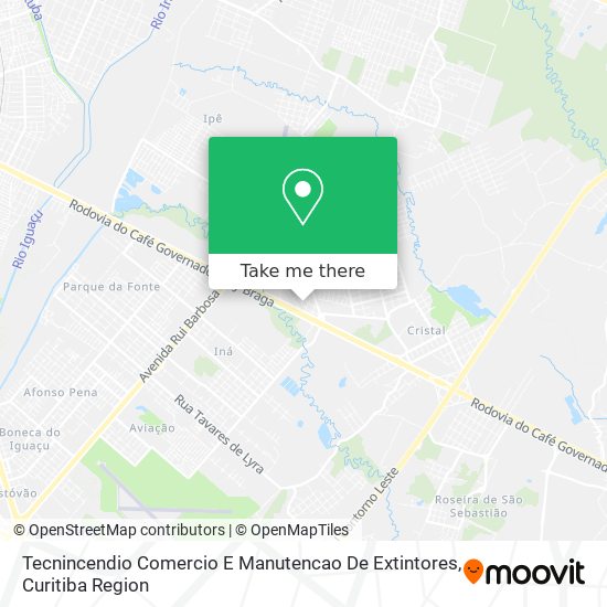 Tecnincendio Comercio E Manutencao De Extintores map