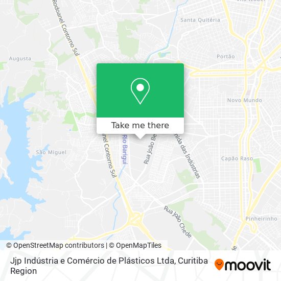 Jjp Indústria e Comércio de Plásticos Ltda map