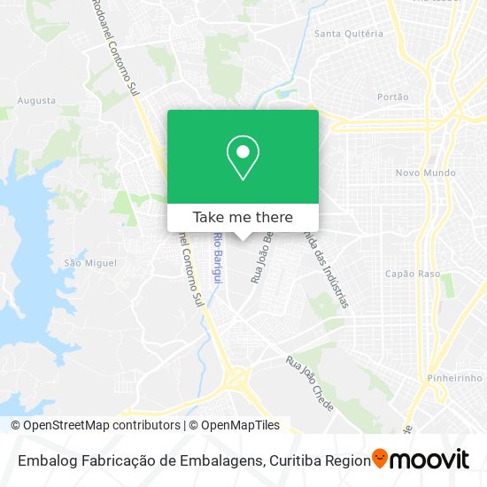 Embalog Fabricação de Embalagens map