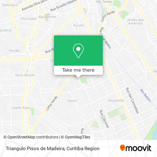 Triangulo Pisos de Madeira map