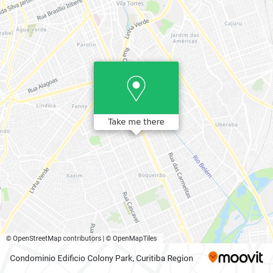 Condominio Edificio Colony Park map