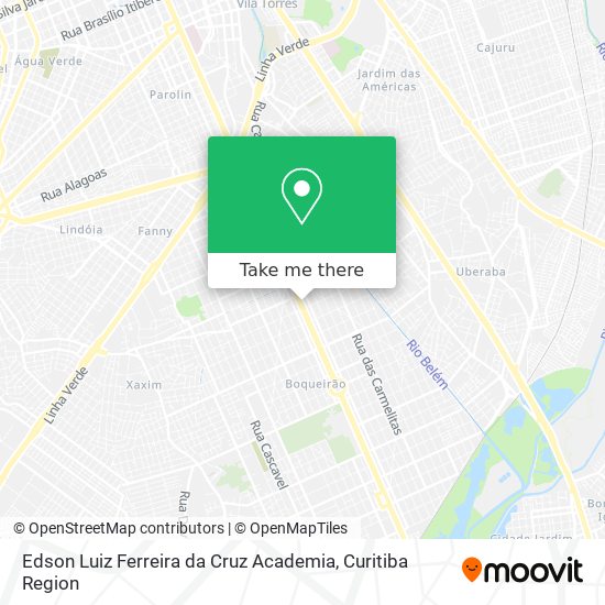 Edson Luiz Ferreira da Cruz Academia map