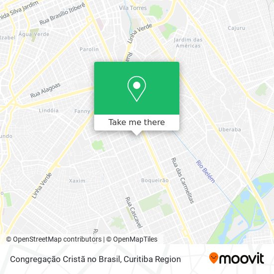 Congregação Cristã no Brasil map