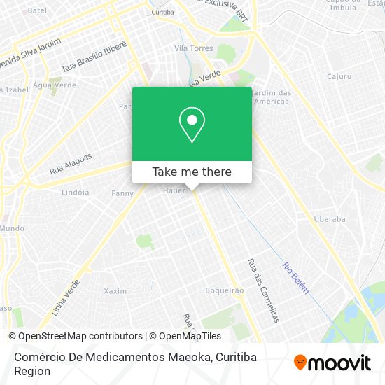 Comércio De Medicamentos Maeoka map