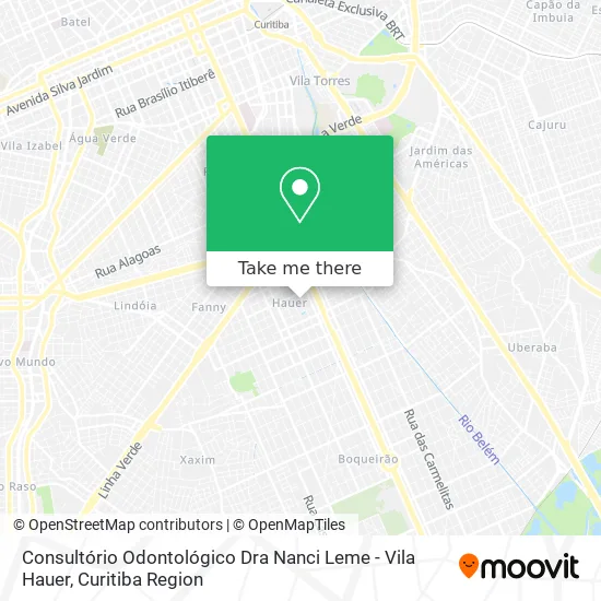Consultório Odontológico Dra Nanci Leme - Vila Hauer map