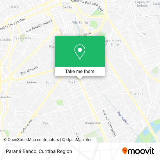 Paraná Banco map