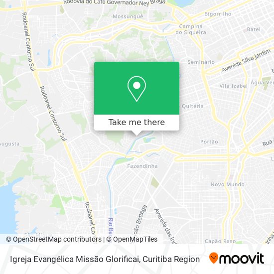 Igreja Evangélica Missão Glorificai map