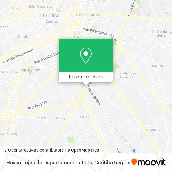 Havan Lojas de Departamentos Ltda map