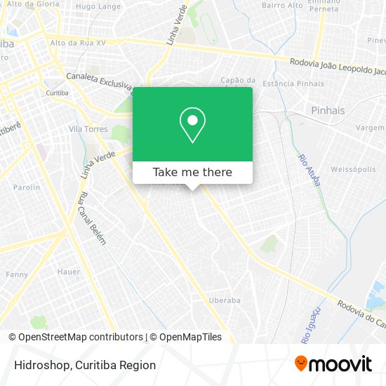 Hidroshop map