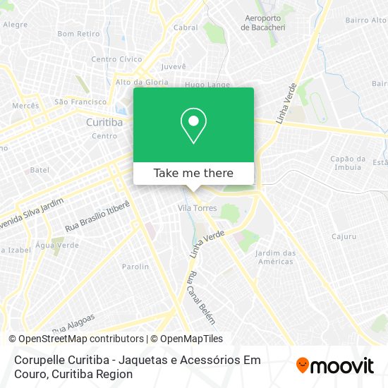Corupelle Curitiba - Jaquetas e Acessórios Em Couro map
