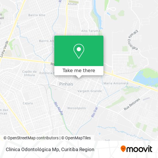Clínica Odontológica Mp map