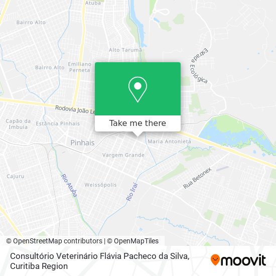 Consultório Veterinário Flávia Pacheco da Silva map