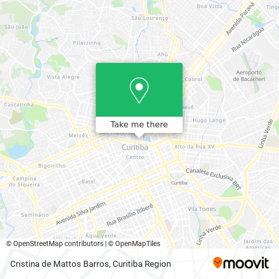 Cristina de Mattos Barros map