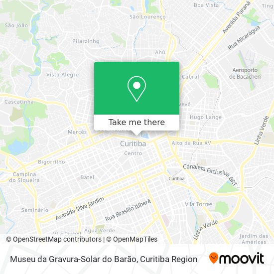 Museu da Gravura-Solar do Barão map