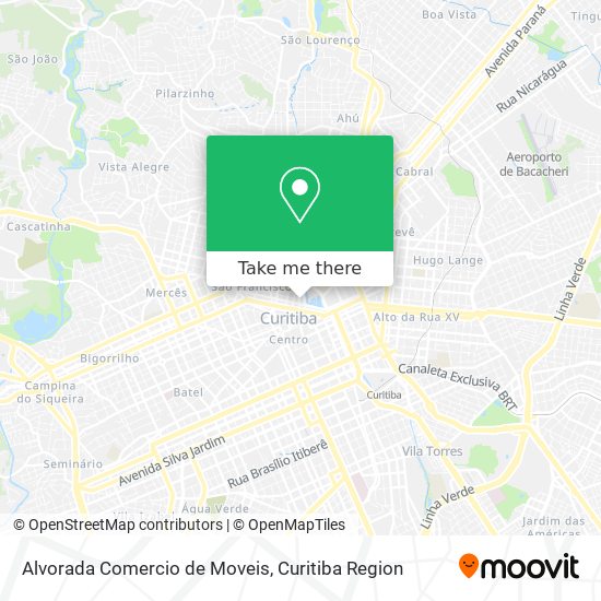 Alvorada Comercio de Moveis map