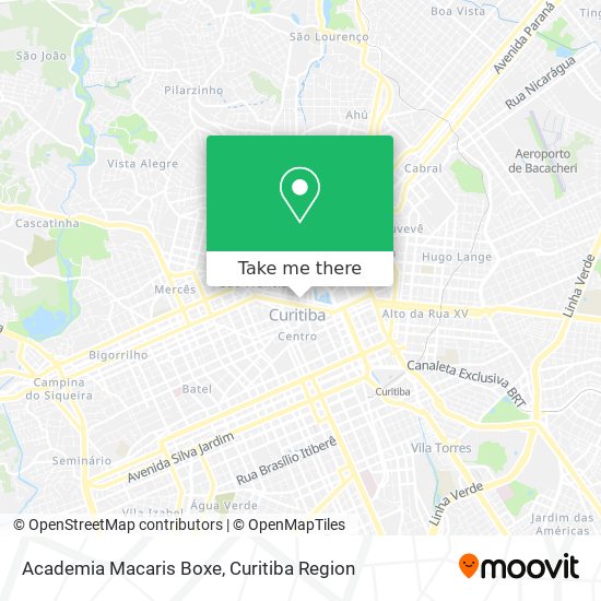 Mapa Academia Macaris Boxe