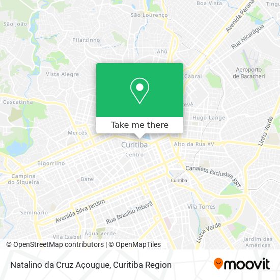 Natalino da Cruz Açougue map