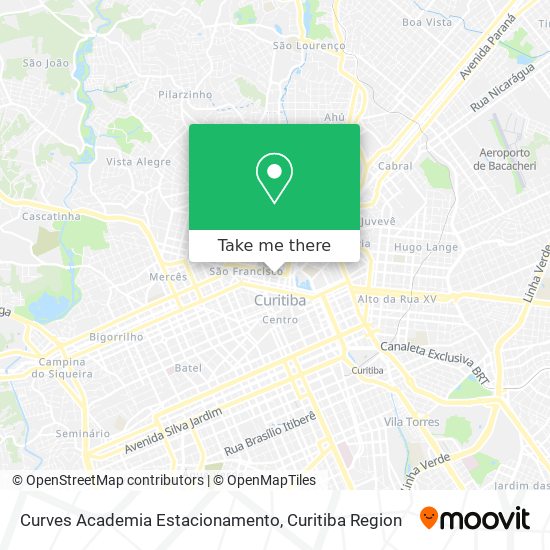 Curves Academia Estacionamento map