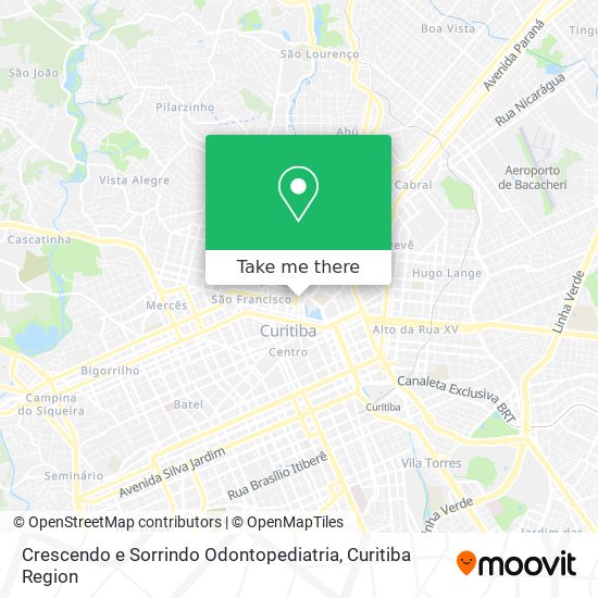 Crescendo e Sorrindo Odontopediatria map