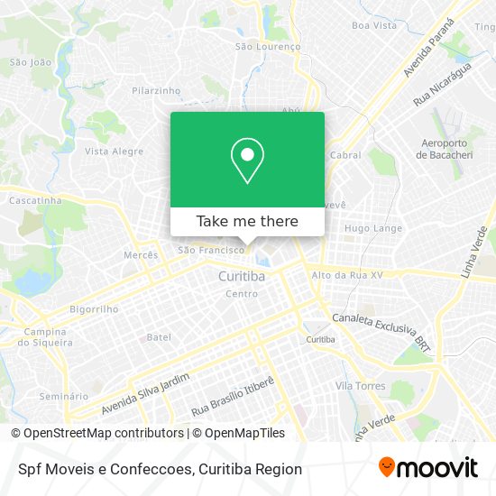 Spf Moveis e Confeccoes map