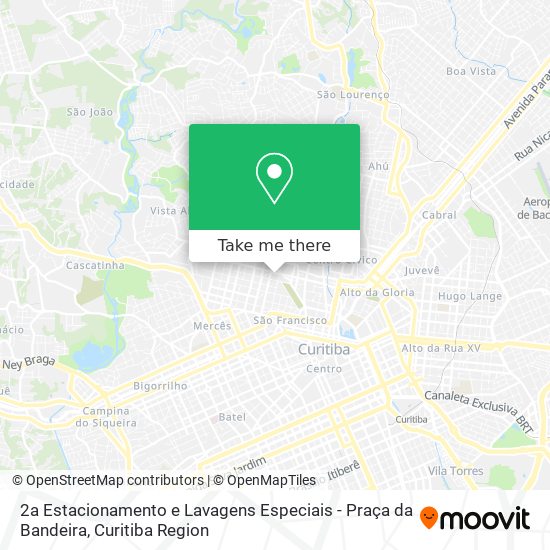 Mapa 2a Estacionamento e Lavagens Especiais - Praça da Bandeira