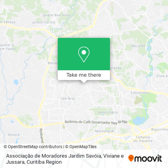 Associação de Moradores Jardim Savóia, Viviane e Jussara map