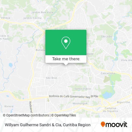 Willyam Guilherme Sandri & Cia map