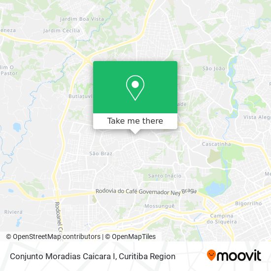 Conjunto Moradias Caicara I map