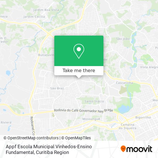 Appf Escola Municipal Vinhedos-Ensino Fundamental map