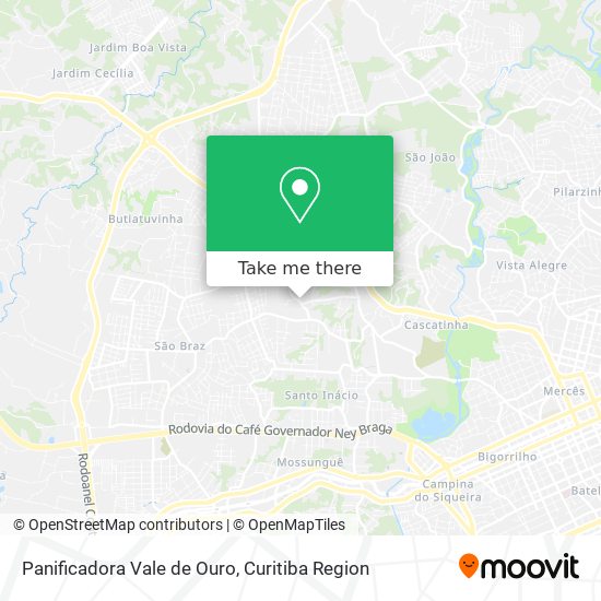 Panificadora Vale de Ouro map