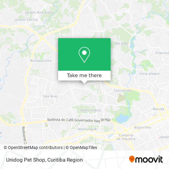 Unidog Pet Shop map