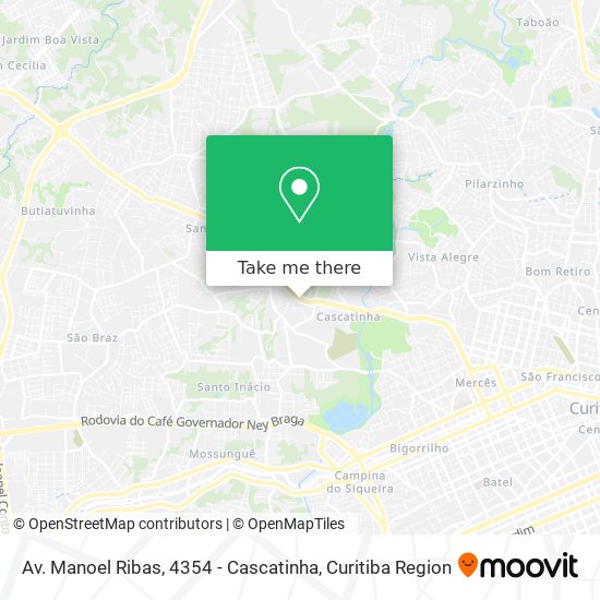 Av. Manoel Ribas, 4354 - Cascatinha map