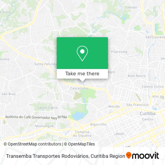 Transemba Transportes Rodoviários map