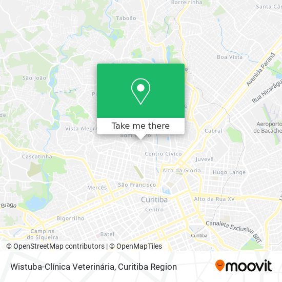 Wistuba-Clínica Veterinária map