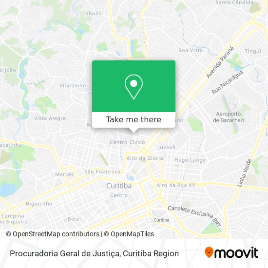 Procuradoria Geral de Justiça map