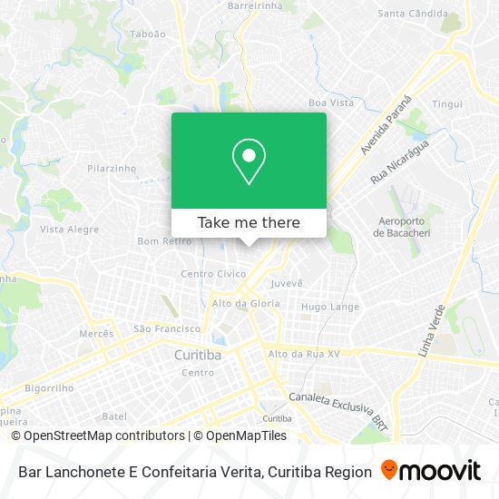 Bar Lanchonete E Confeitaria Verita map