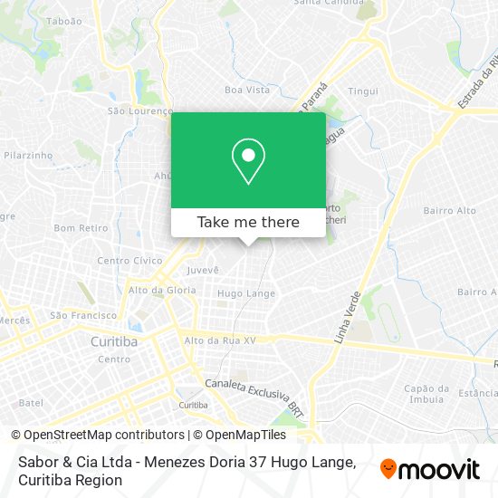 Mapa Sabor & Cia Ltda - Menezes Doria 37 Hugo Lange