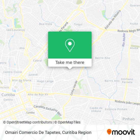 Omairi Comercio De Tapetes map
