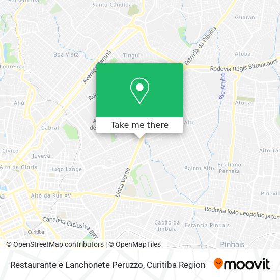 Restaurante e Lanchonete Peruzzo map
