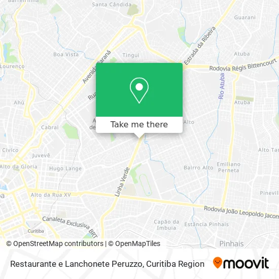 Restaurante e Lanchonete Peruzzo map