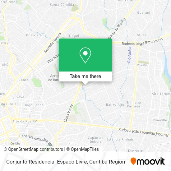 Conjunto Residencial Espaco Livre map