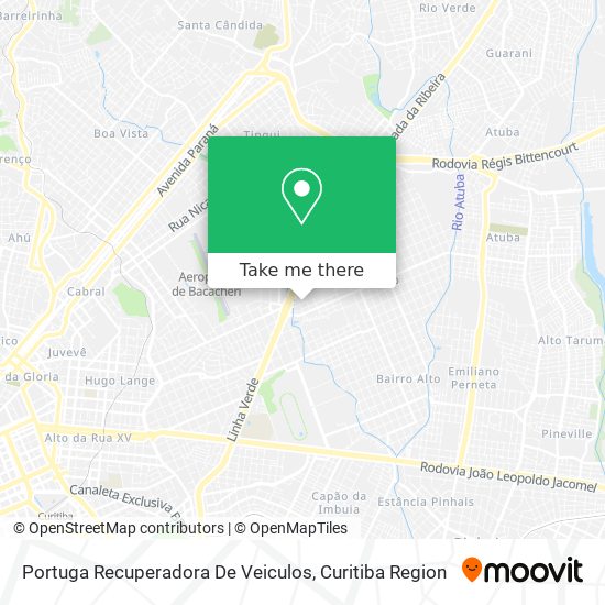 Portuga Recuperadora De Veiculos map