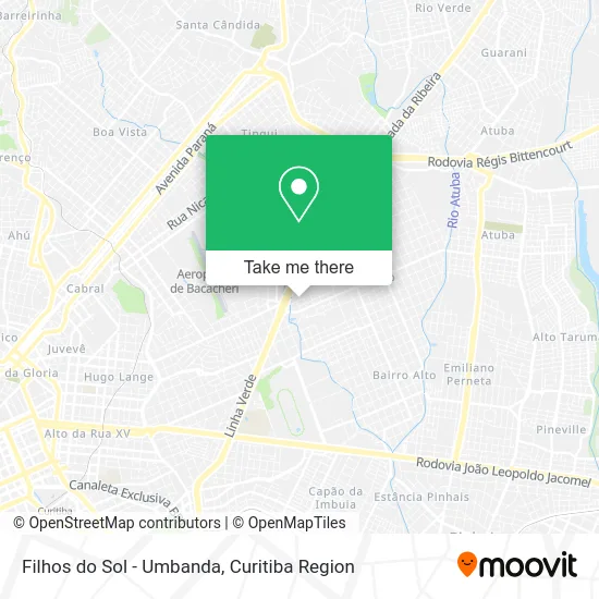 Filhos do Sol - Umbanda map