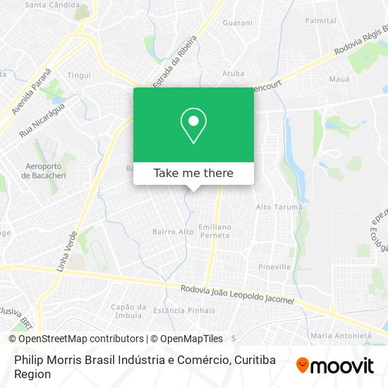 Philip Morris Brasil Indústria e Comércio map