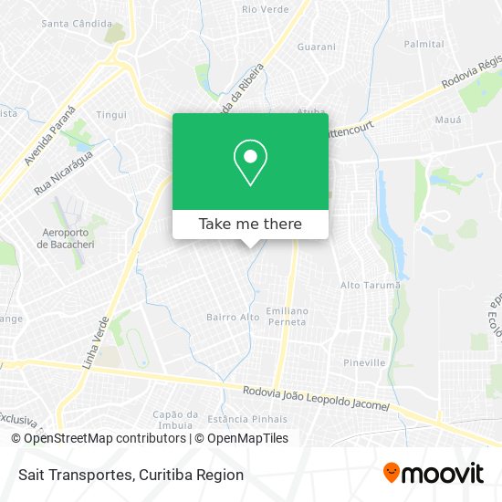 Sait Transportes map