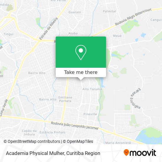 Academia Physical Mulher map
