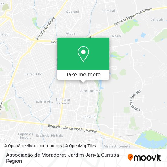 Associação de Moradores Jardim Jerivá map